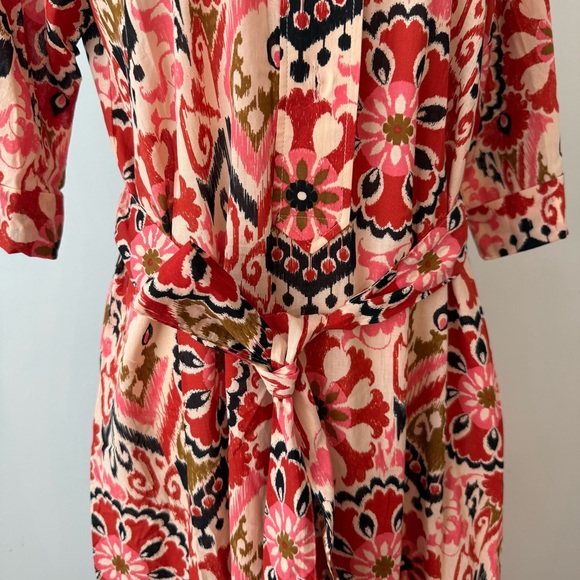 ✨ ZARA The Alessi Dress Bold Floral Maxi NWT Size L ✨ - Picture 4 of 13